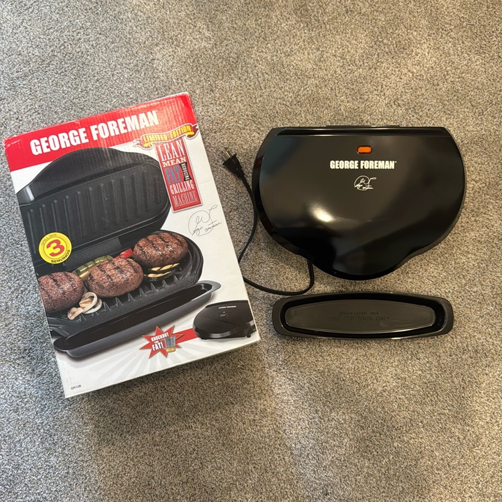 🛍️ Limited Edition George Foreman 3 Serving Grill
